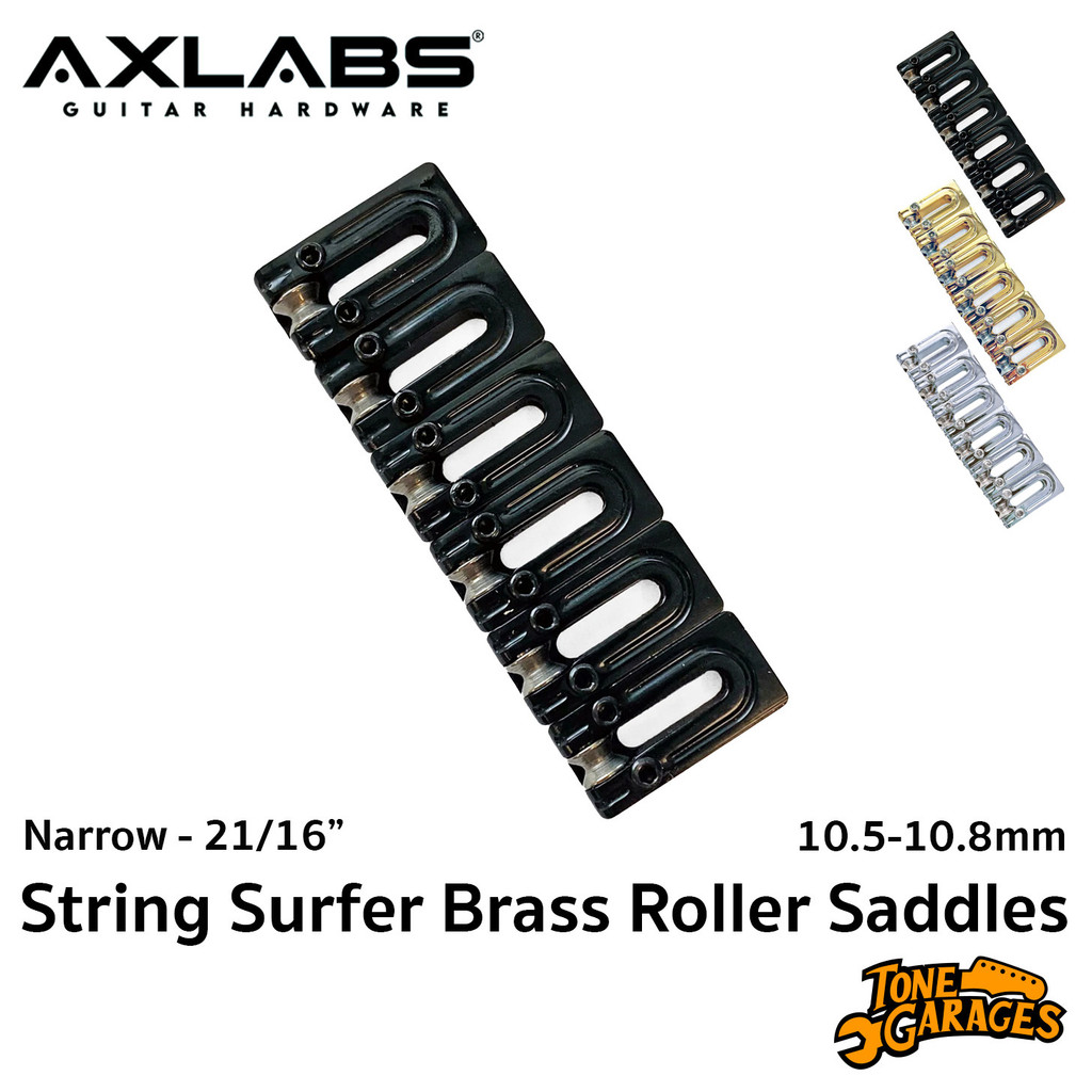 AxLabs String Surfer Brass Roller Saddles แซดเดิ้ล 10.5mm-10.8mm
