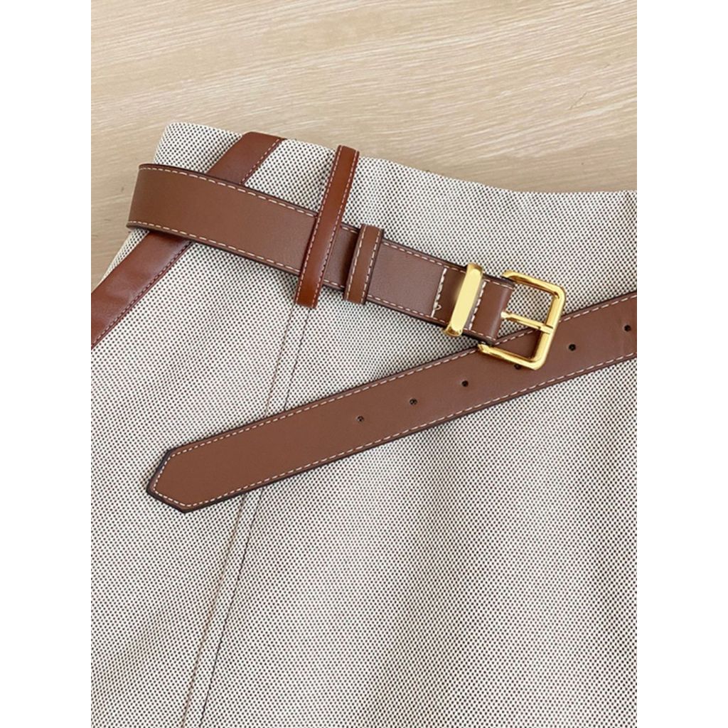 กระโปรงลำลองสไตรล์คลาสสิกแบบSlim Fit สวมใส่ได้ทุกวัน ราคา ถูกที่สุด ดีลบีเคเค แกลเลอรีภาพที่ 4