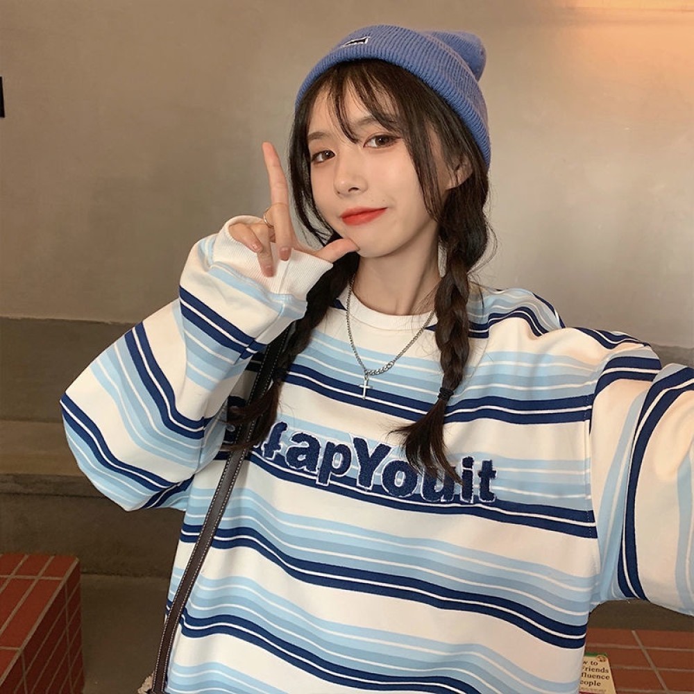 เสื้อฮู้ด L883 สีน้ำเงิน S ขนาด S เหมาะสม ✨Lzboi-19.th✨