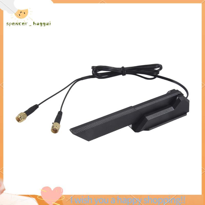 1 ชิ้น WiFi 6E เสาอากาศ 2T2R 2.4G/5G/6G พลาสติกสีดําสําหรับ B660 H670 M13H Z690 เมนบอร์ด