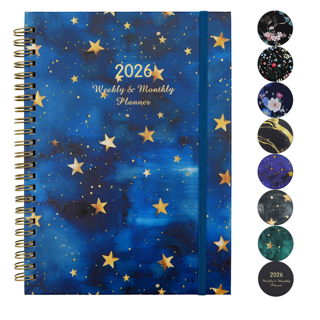 1.21-626 Coil Weekly Planner Strap Schedule Book Planner Diary A5 Month Plan Customization