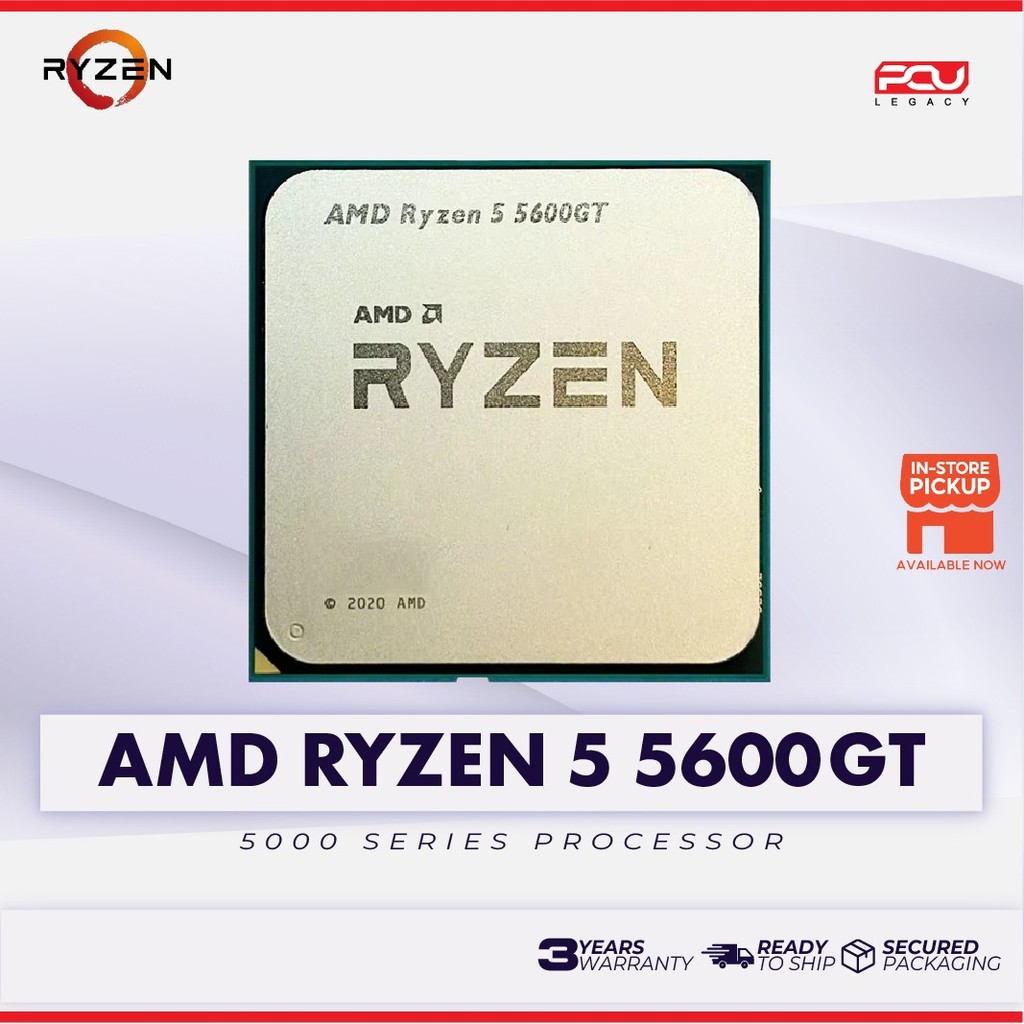 AMD RYZEN 5 5600GT AM4 หน่วยสัญญาณ PROCESSOR