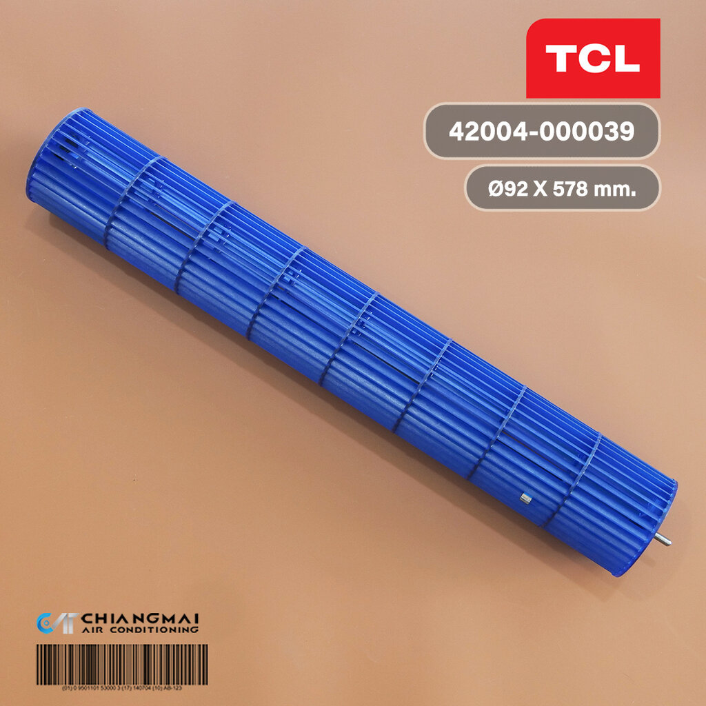 42004-000039 ใบพัดลมแอร์ TCL ใบพัดลมโพรงกระรอก โบเวอร์แอร์ ทีซีแอล รุ่น TAC-IVX10, TAC-IVX12, TAC-IVX13, TAC-XAL09I