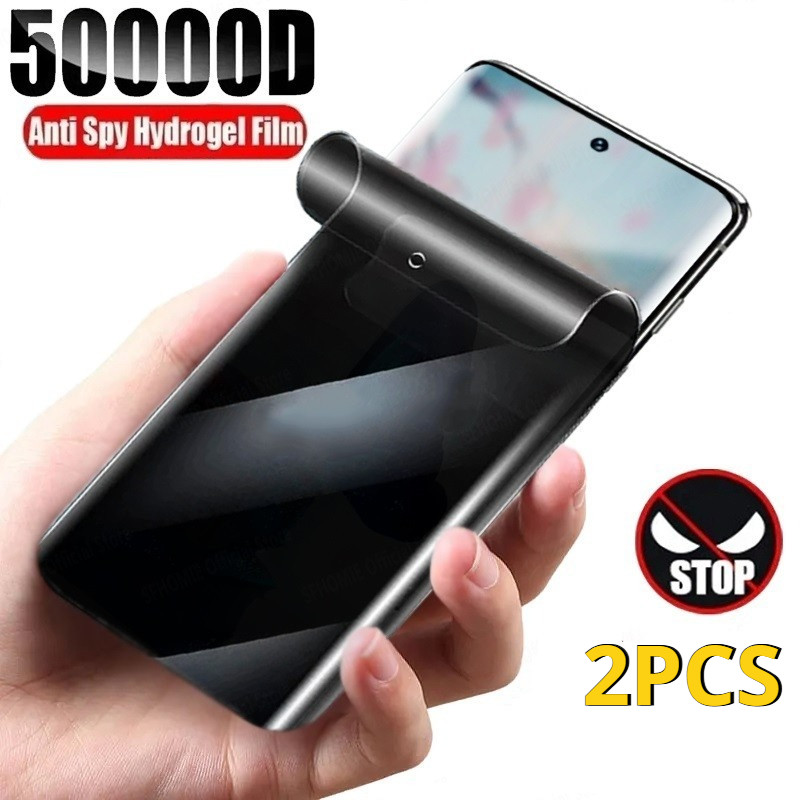 2 ชิ้นคลุมทั้งหมด Anti Spy ความเป็นส่วนตัวฟิล์มHydrogelสําหรับHonor Play9T Play9C Play9A Play10C Pla