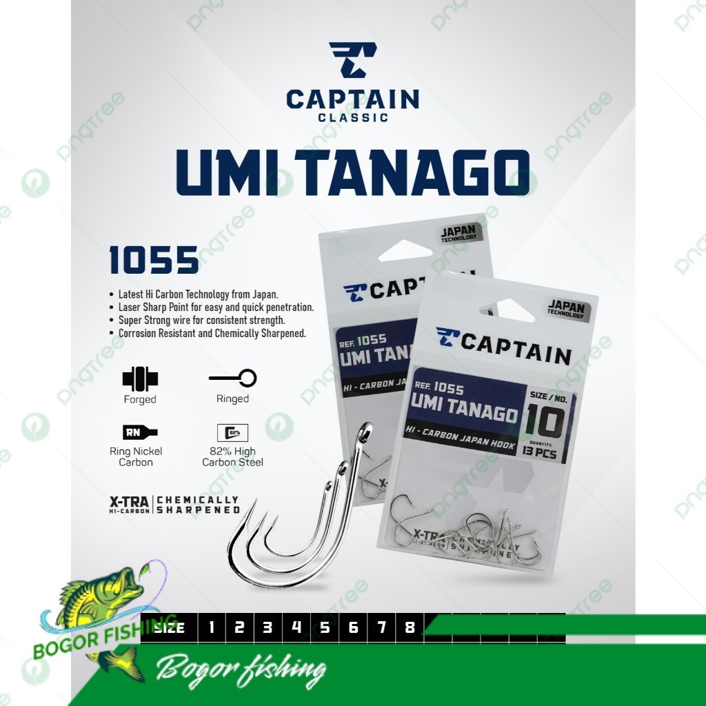 Captain Umi Tanago 1055N Fishing Hook - CAPTAIN WHITE UMITASAGO DH91