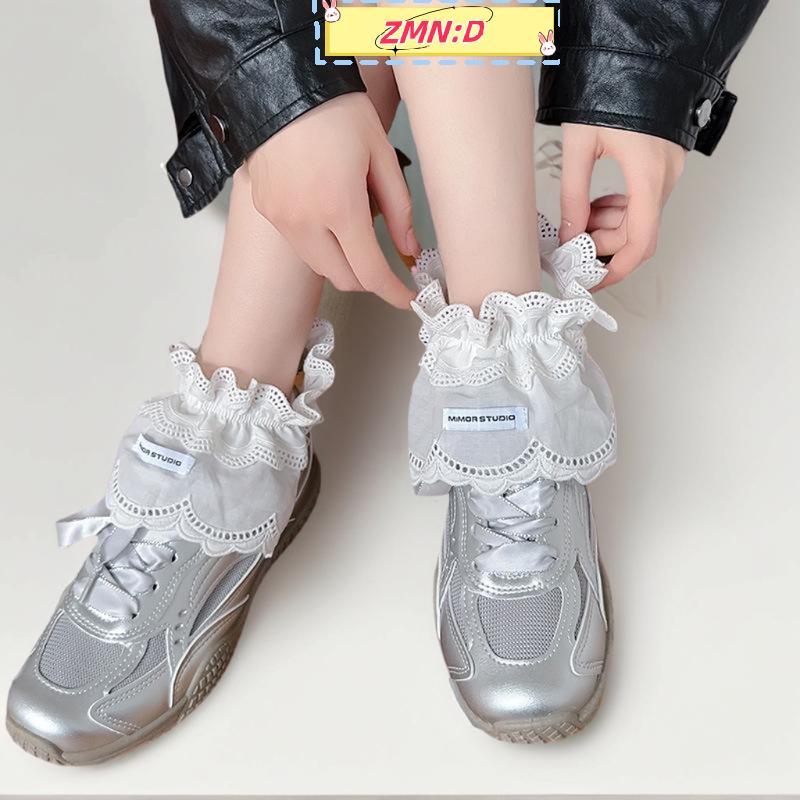 ZMN:D ญี่ปุ่น Lolita Over รองเท้า Sos Allet สไตล์ผู้หญิง Sos Pile Up Sos Cuffs สาวหวานขาอุ่น RRT