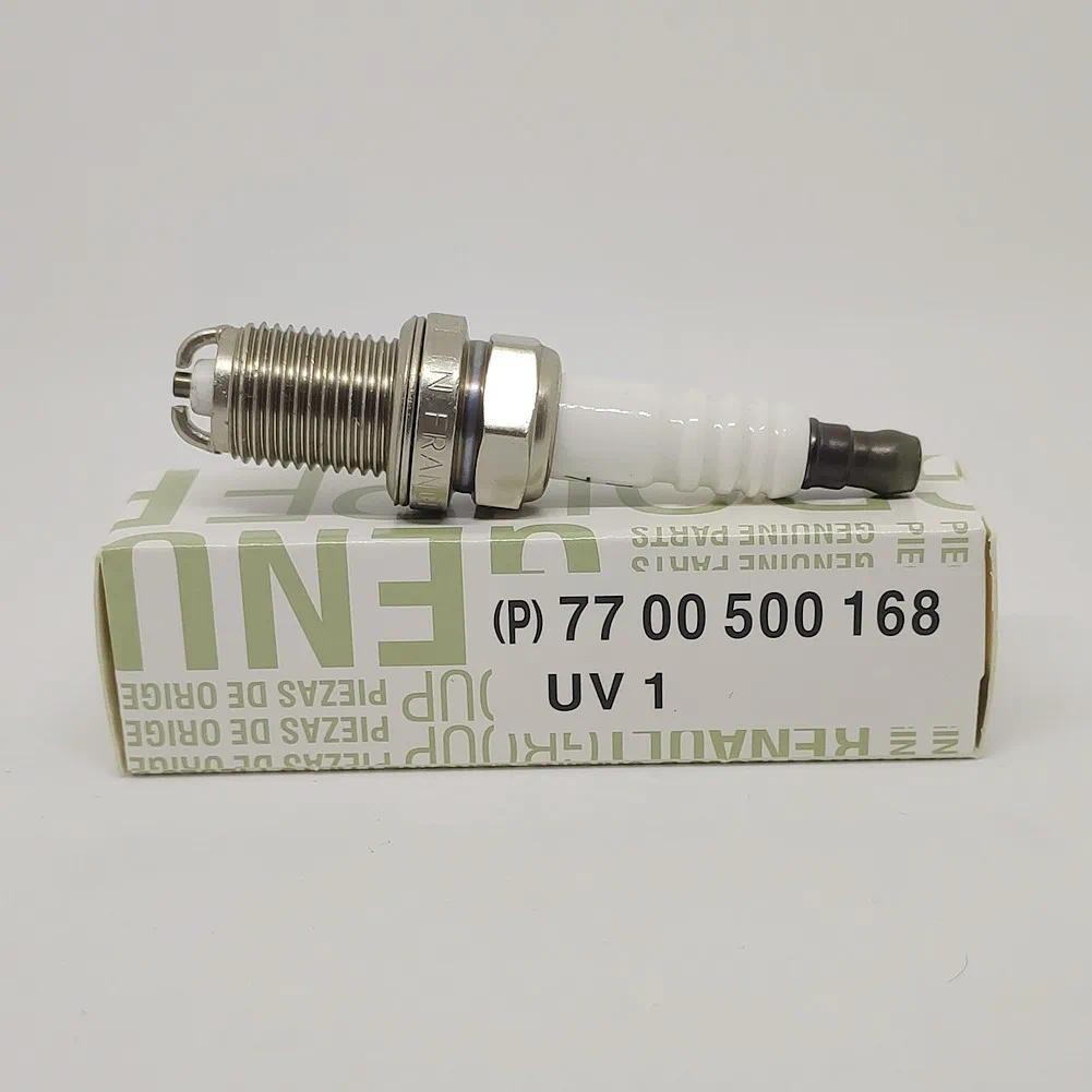 4ชิ้น 7700500168 หัวเทียนเหมาะสําหรับ RENAULT SANDERO STEPWAY LOGAN THALIA TWINGO 1.4L 1.6L 1.2L K7M