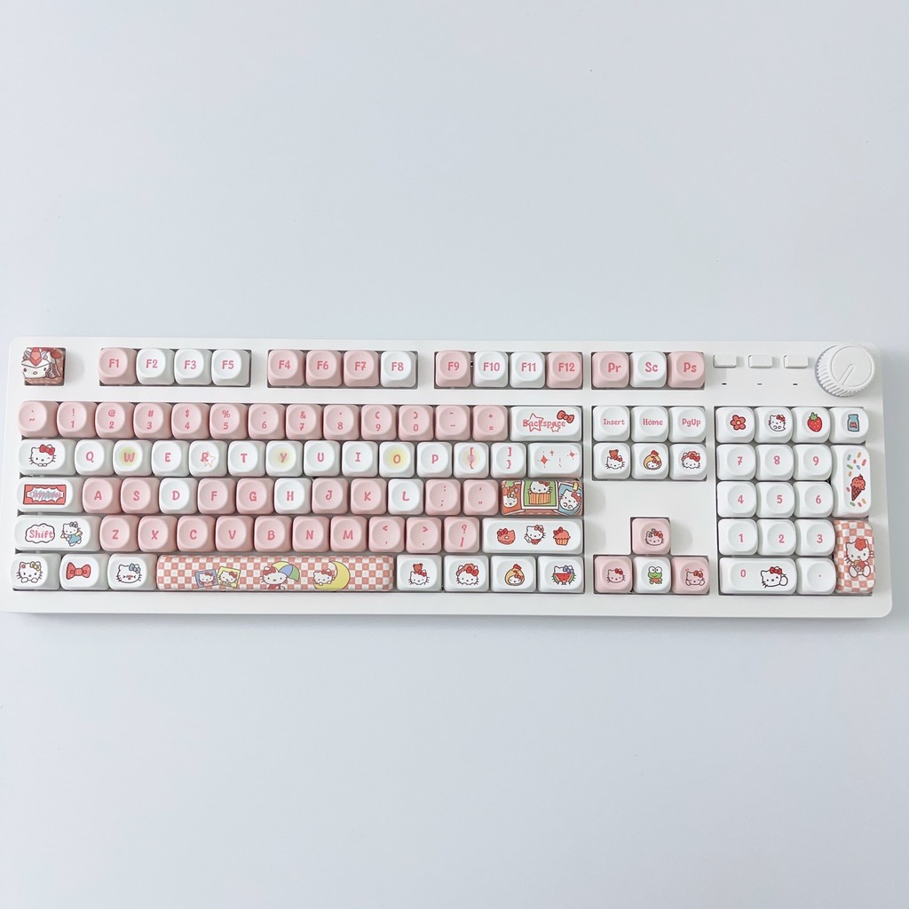 keycap ใส คีย์แคป Hello Kitty Keycap MOA ความสูงระเหิดเหมาะสําหรับ 61/68/75/82/87/98/104/108 ฯลฯ