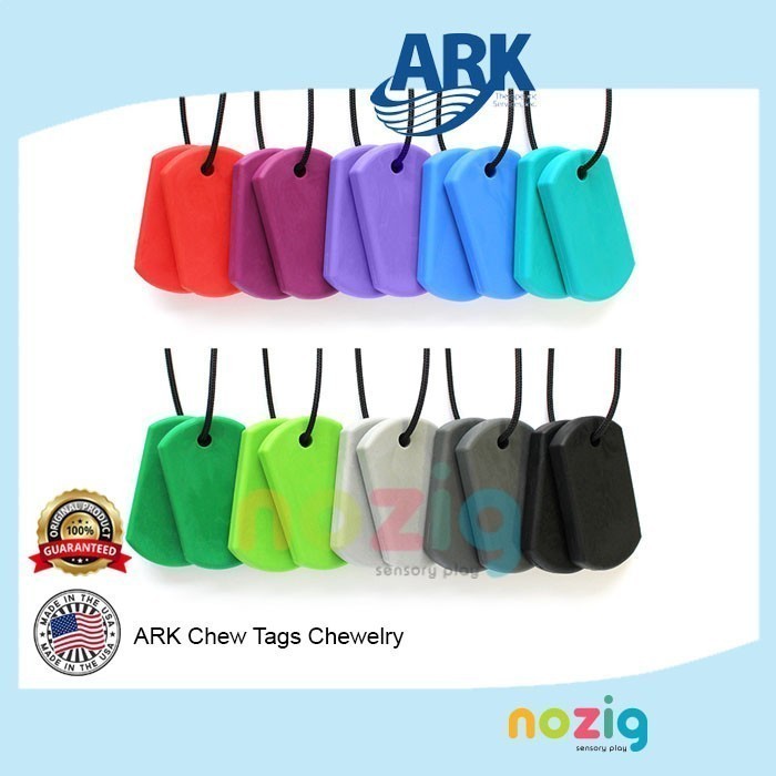 ARK Chew Tag สร้อยคอและจี้ Chewy Speech Delay ADHD ออทิสติก