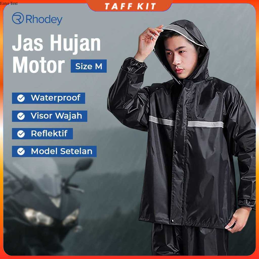 เสื้อกันฝนกระบังหน้ารถจักรยานยนต์กันน้ํา Rhodey Pole - T1