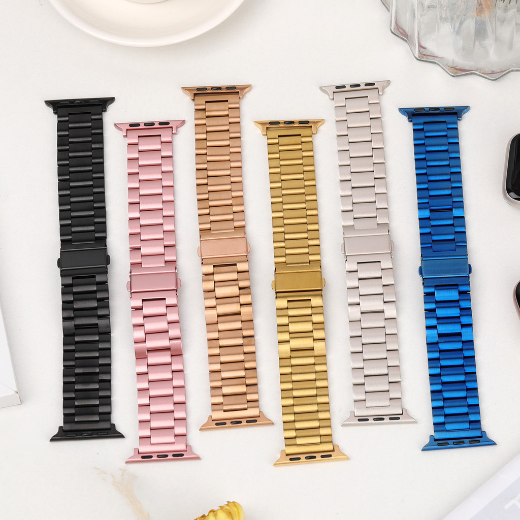 สายรัดโลหะสแตนเลสฟิล์มอ่อน for Smartwatch Apple Watch รูปที่ 2