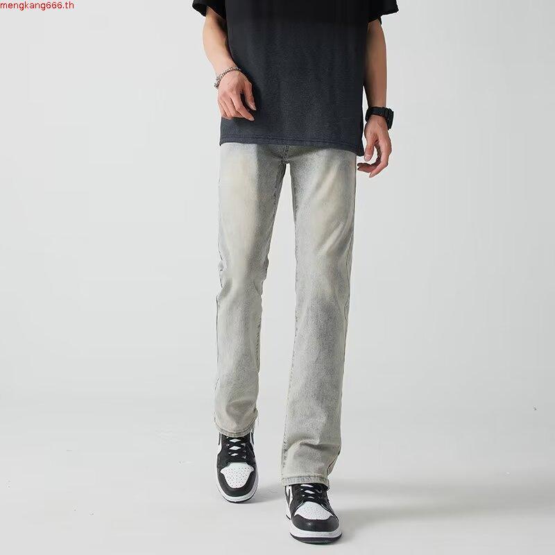 Mc JEANS กางเกงยีนส์ผู้ชาย กางเกงยีนส์ แม็ค แท้ ผู้ชาย กางเกงยีนส์ขายาว ขาตรง สีดำ ทรงสวย ใส่สบาย รุ