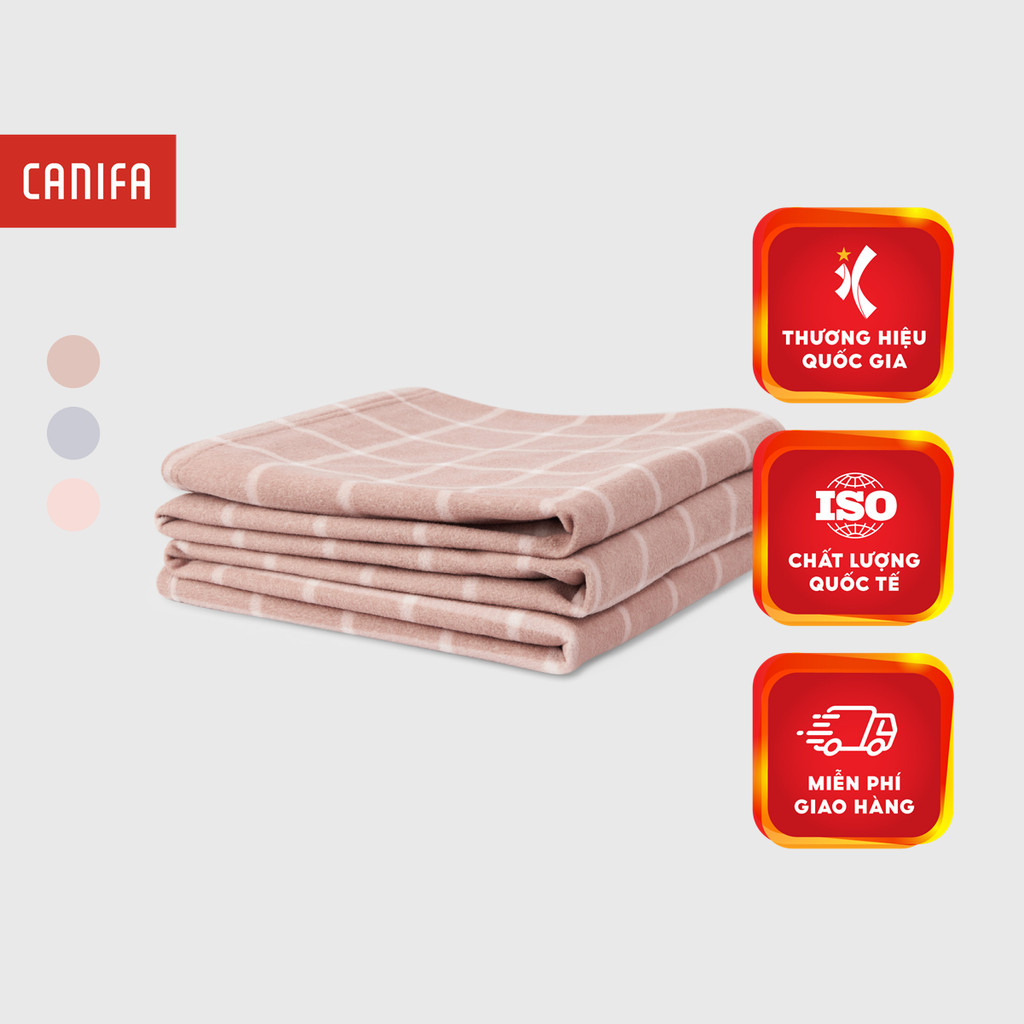 ผ้าห่มสักหลาดส่วนตัว 1m2x1m9 ลายตารางหมากรุก CANIFA 9HE25A002