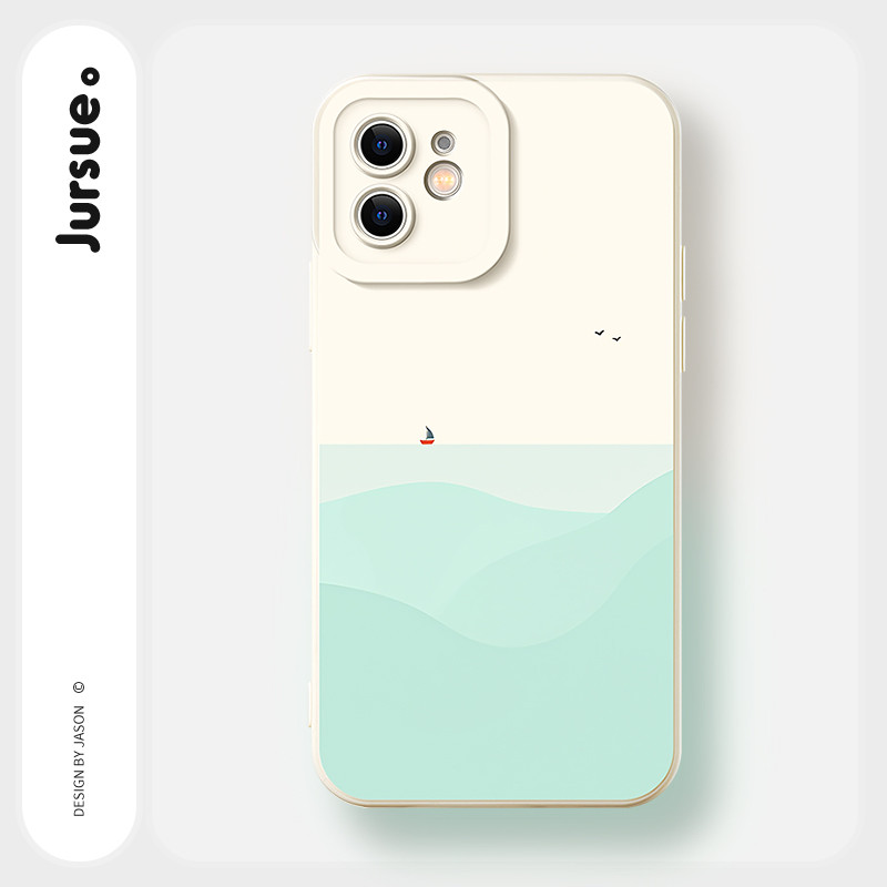 JURSUE เคสไอโฟน เคสนุ่มกันกระแทกมีสไตล์ตลก ศิลปะนามธรรม เคสโทรศัพท์ for iPhone 17 Air 16 15 14 13 12 11 Pro Max SE 2020 X XR XS 8 7 Plus พลัส MZ50314Q -Y