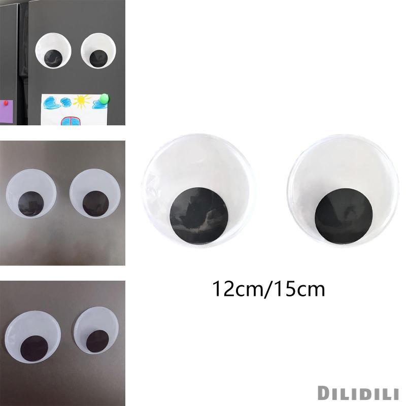 [Dilidili] Wiggly Eyes Self Black 3D Effect ตกแต่ง Stick Moving Eyes กาวตาสําหรับตู้เย็นตุ๊กตาศิลปะท