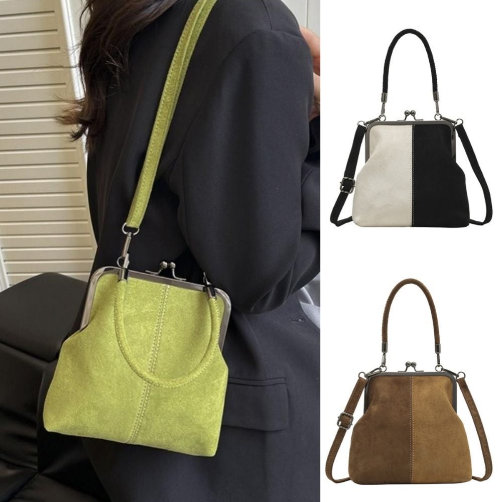 ICAOE103 Designer กระเป๋าสะพาย,แฟชั่นสีกรมท่ากระเป๋าถือผู้หญิง,แบบพกพา Ladys กระเป๋าสไตล์วินเทจอเนกประสงค์กระเป๋าสะพายข้าง ราคา ถูกที่สุด ดีลบีเคเค แกลเลอรีภาพที่ 9