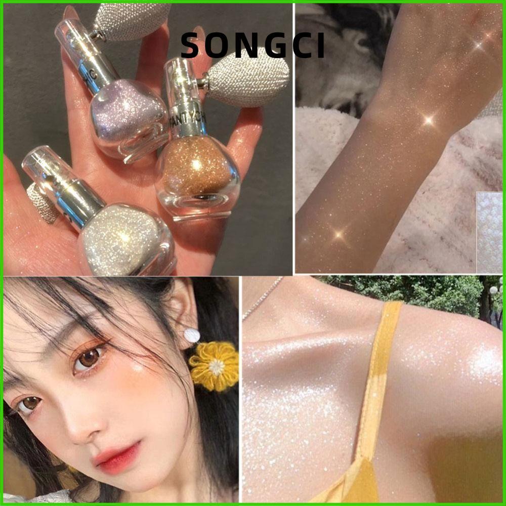 SONGCI Diamond High Gloss Glitter Spray Fine Shimmer Air Bag Shiny Powder Brightening Fragrance-Infu