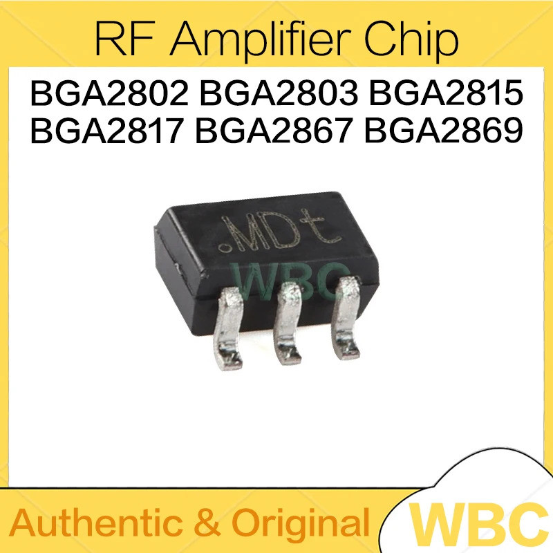 5 ชิ้น BGA2802 BGA2803 BGA2815 BGA2817 BGA2867 BGA2869 TSSOP-6/SOT-363 MA MB E9 LS LP MD 0Hz ~ 2.2GH