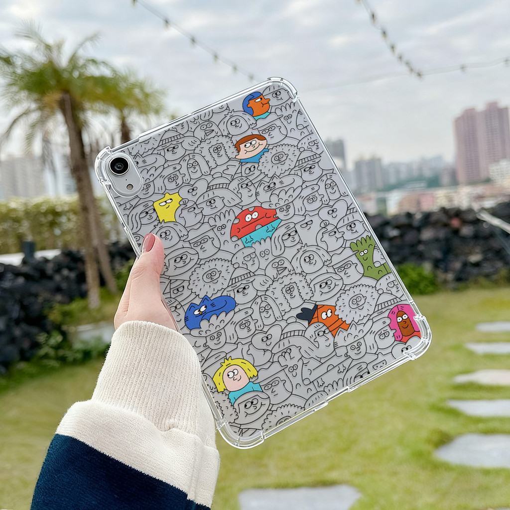 เคส For iPad gen 7/8/9 10.2" gen 10th 11th Mini 2 1 3 4 5 6 Air 1 2 4 5 10.9 Gen 3 4 5 Air 3 4 อะคริลิก Case เคสหลังใส