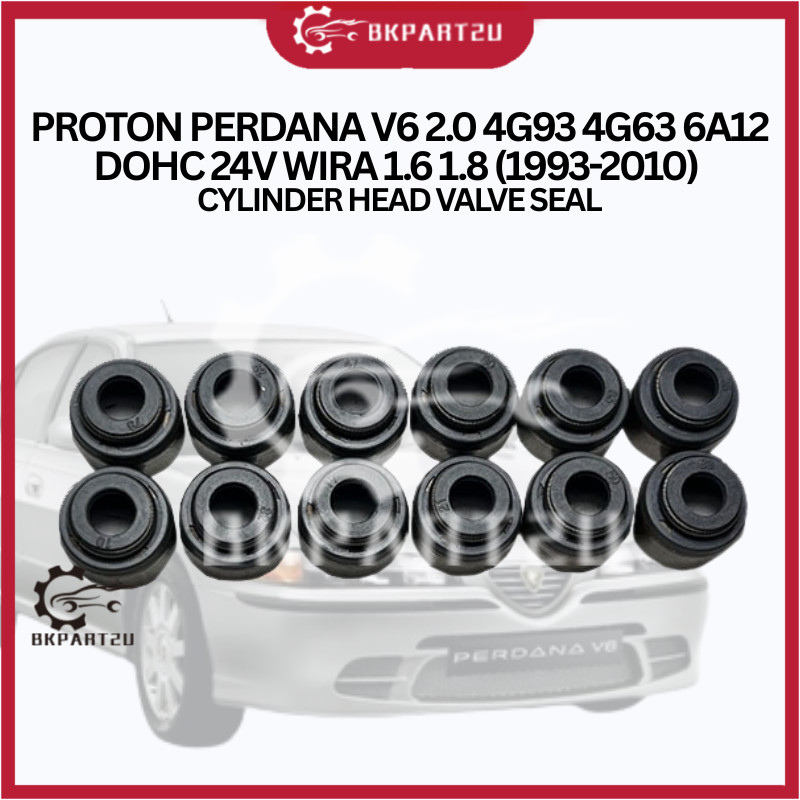 PROTON PERDANA V6 2.0 4G93 4G63 6A12 DOHC 24V WIRA 1.6 1.8 (1993-2010) CYLINDER HEAD VALVE SEAL