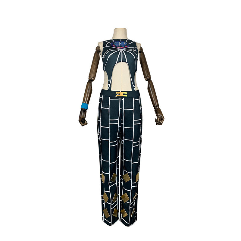 ชุดคอสเพลย์ JoJo's Bizarre Adventure - Kujo Jolyne ในแบบจำลอง Prison สำหรับแฟนอนิเมะ