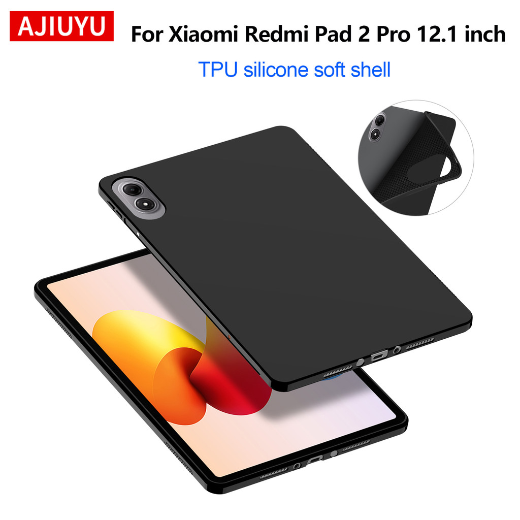 นุ่มสําหรับ Xiaomi Redmi Pad 2 Pro 2025 12.1 นิ้วซิลิคอน TPU Shell สําหรับ RedMi Pad 2 Pro Pad2 Pro 