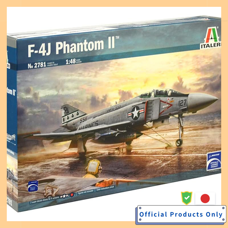 Platz Italeri 1/48 F-4J Phantom II Model # IT2781 Made in Japan, Figure, Scale 1/48,, Char F-4J, Ser