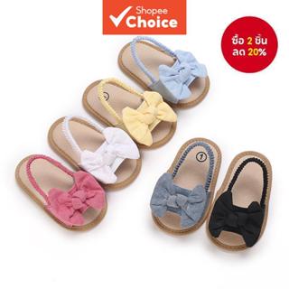 รองเท้าแตะฤดูร้อนสําหรับเด็กทารก 0-12M, Bow Detail Soft Sole…