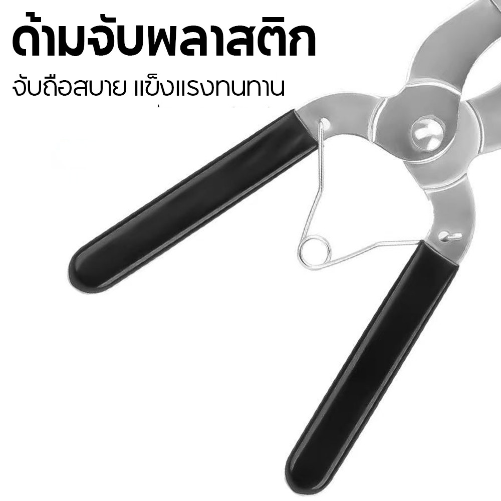 คีมฝังตัวลูกสูบคาลิปเปอร์ลูกสูบคอมเครื่องมือถอดลูกสูบคอคีมคอมเพรสเซอร์ฝังตัวลูกสูบคอคอมซ่อมรถยนต์