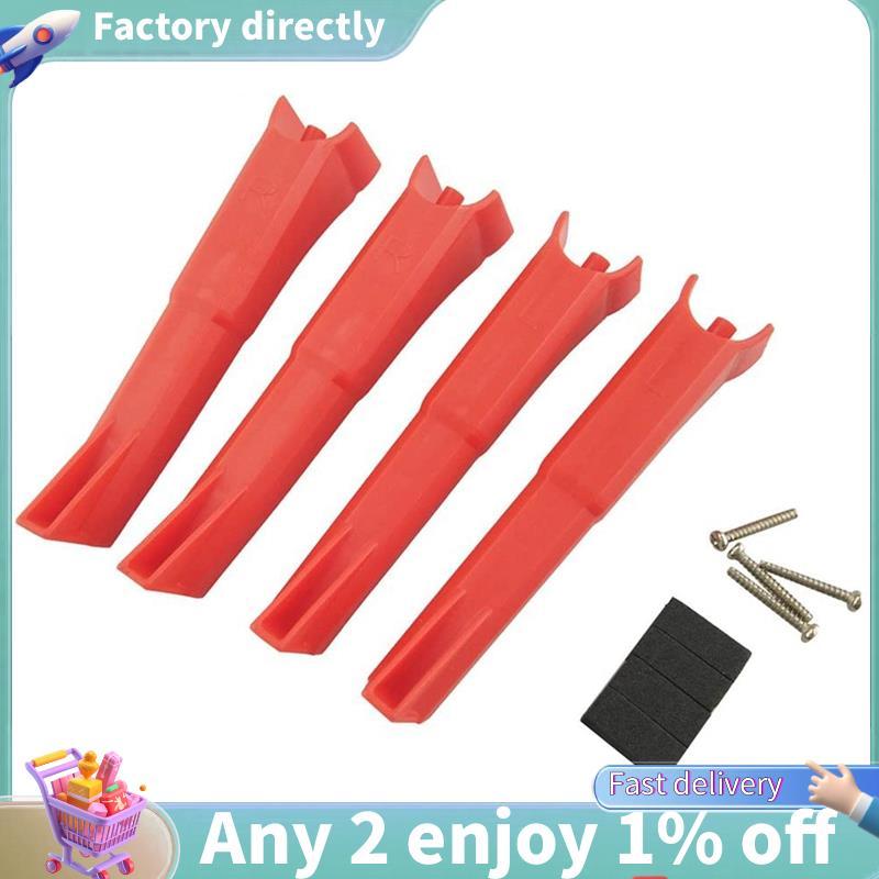 E7-4PCS เฮลิคอปเตอร์อุปกรณ์เสริม Landing Gear สําหรับ H501S H501C X4 FPV สี่เครื่องบินอะไหล่สีแดง