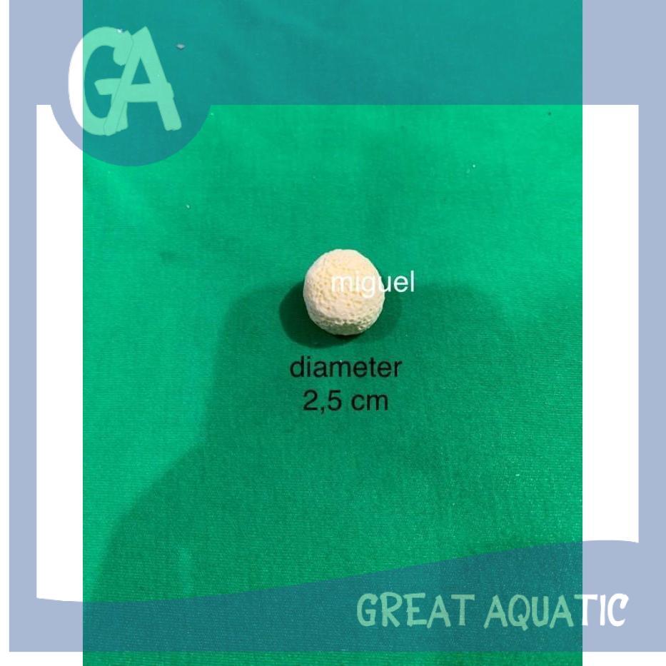 BACTERIA HOUSE วัสดุกรอง แบคทีเรีย HOUSE YELLOW PORE BALL 1 KG