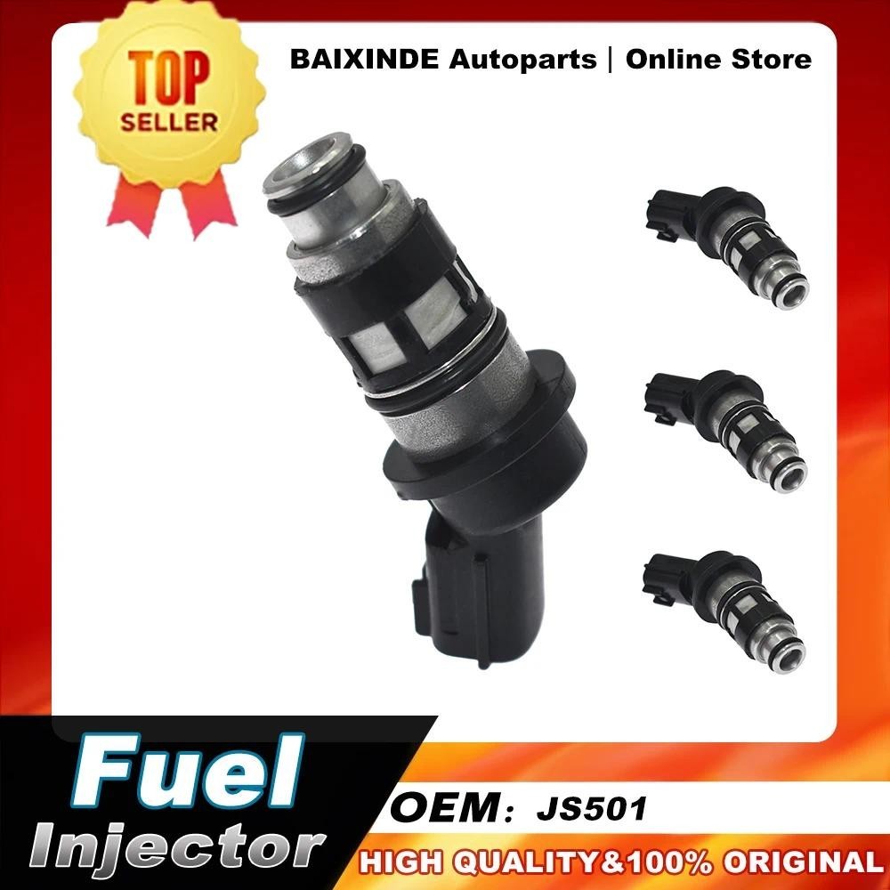 1/4PCS OEM JS501 JS50-1 16600-73C90 1660073C90 หัวฉีดน้ํามันเชื้อเพลิงหัวฉีดสําหรับ NISSAN SENTRA 19