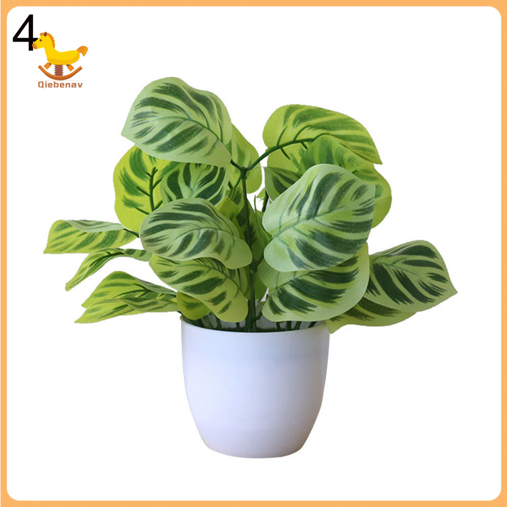 พืชใบประดิษฐ์กระถางบอนไซงานแต่งงาน Home Mall โต๊ะตกแต่งสํานักงาน