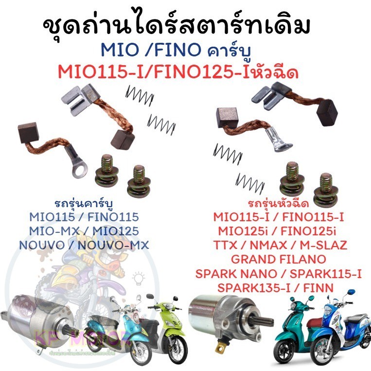 (รวม) ถ่านสตาร์ท MIO/FINO/SPARK/GRANF FILANO รุ่นรถคาร์บู รถหัวฉีด ถ่านไดสตาร์ทฟีโน่ มีโอ ถ่านชาร์จ