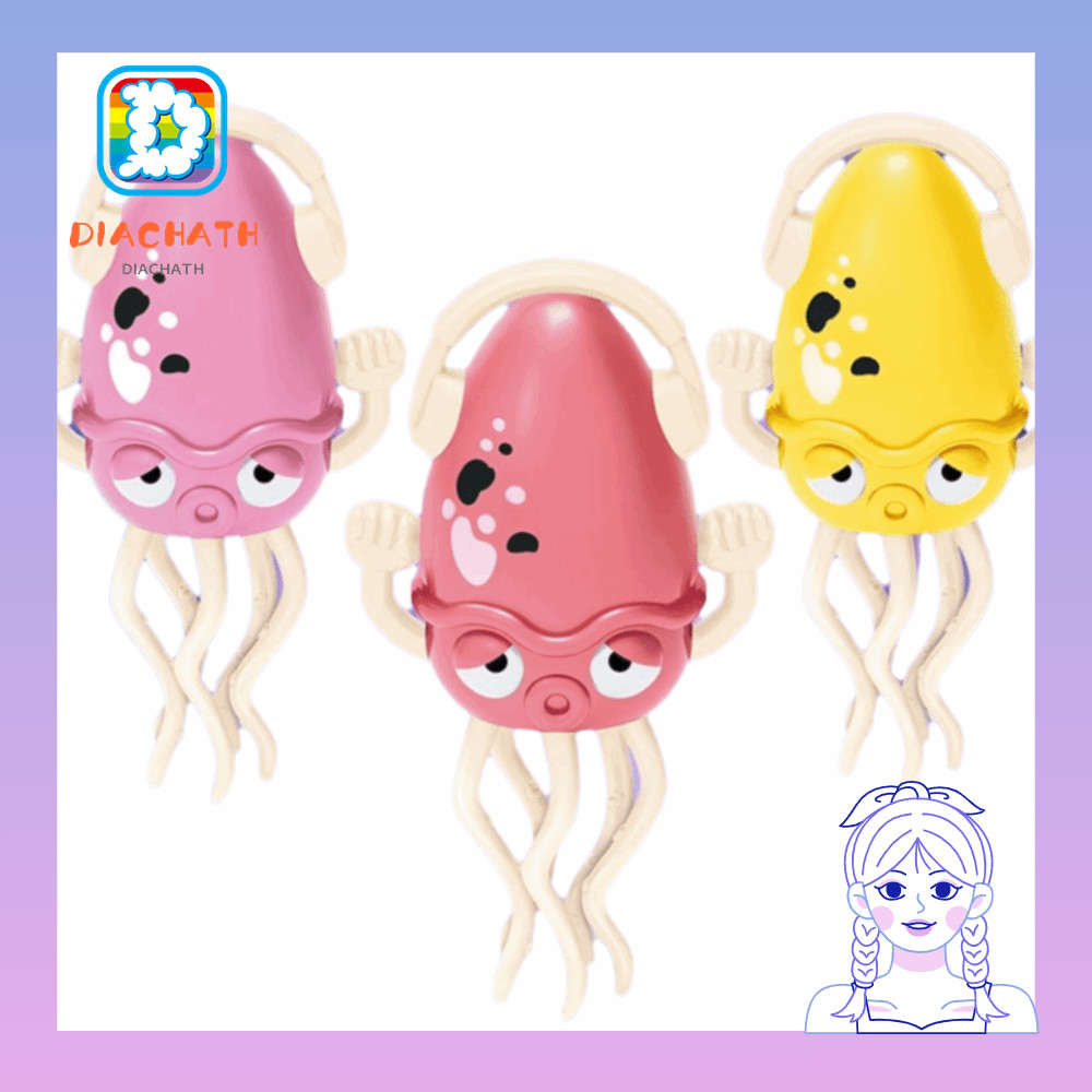 DICHATH Magic Dancing Octopus ของเล่น, Inertia Crawling Dance Auto-Dance ปลาหมึกของเล่น,ตลก Clockwor