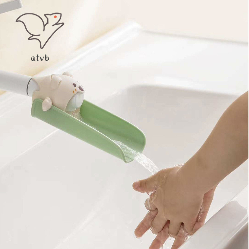 Faucet Extender การ์ตูนเด็ก Splash-proof Faucet Extender สําหรับห้องน้ํา
