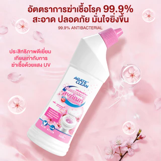 【AGATE CLEAN】น้ำยาล้างสุขภัณฑ์ ล้างห้องน้ำ น้ำยาดับกลิ่นชักโครก หัวฉีด 90° ที่แม่นยำ ไม่กัดกร่อน ไม่ทิ้งสารตกค้าง