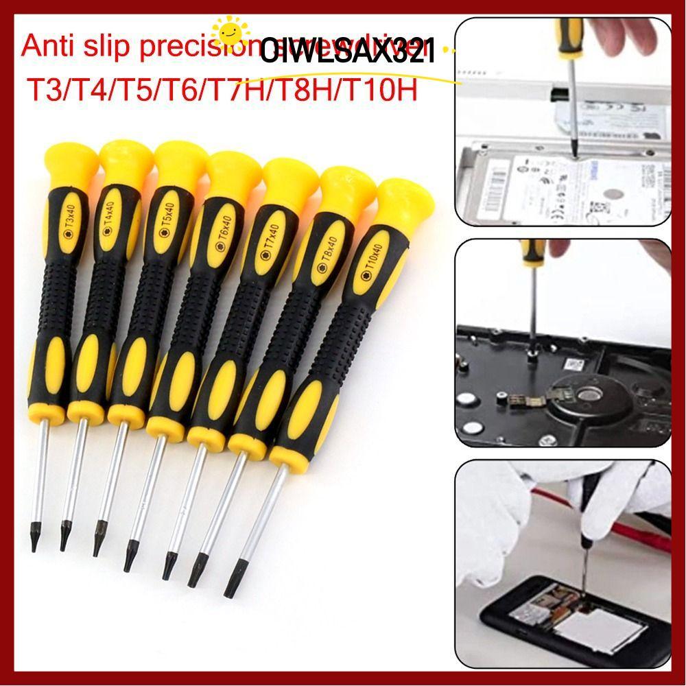 OIWLSAX321 Torx ไขควง, T3/T4/T5/T6/T7H/T8H/T10H พร้อมเครื่องมือซ่อมถอดชิ้นส่วน,เครื่องมือปรับปรุงพลา