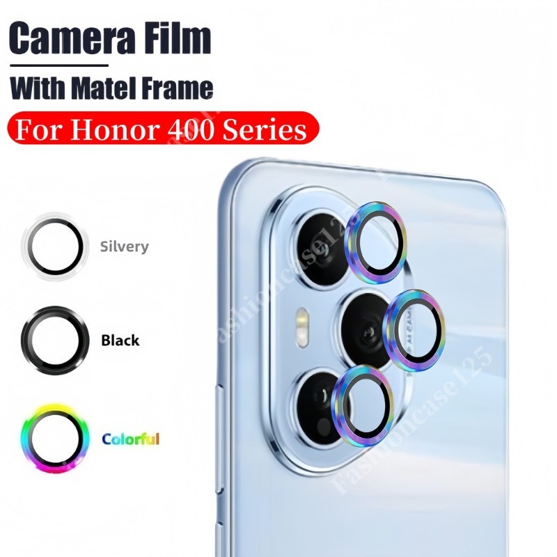 สําหรับ Honor 400 Pro โทรศัพท์กล้องเลนส์ Protector แหวนสําหรับ Honor400 Honor400Pro อลูมิเนียมป้องกันกระจกเลนส์ฟิล์มแก้ว