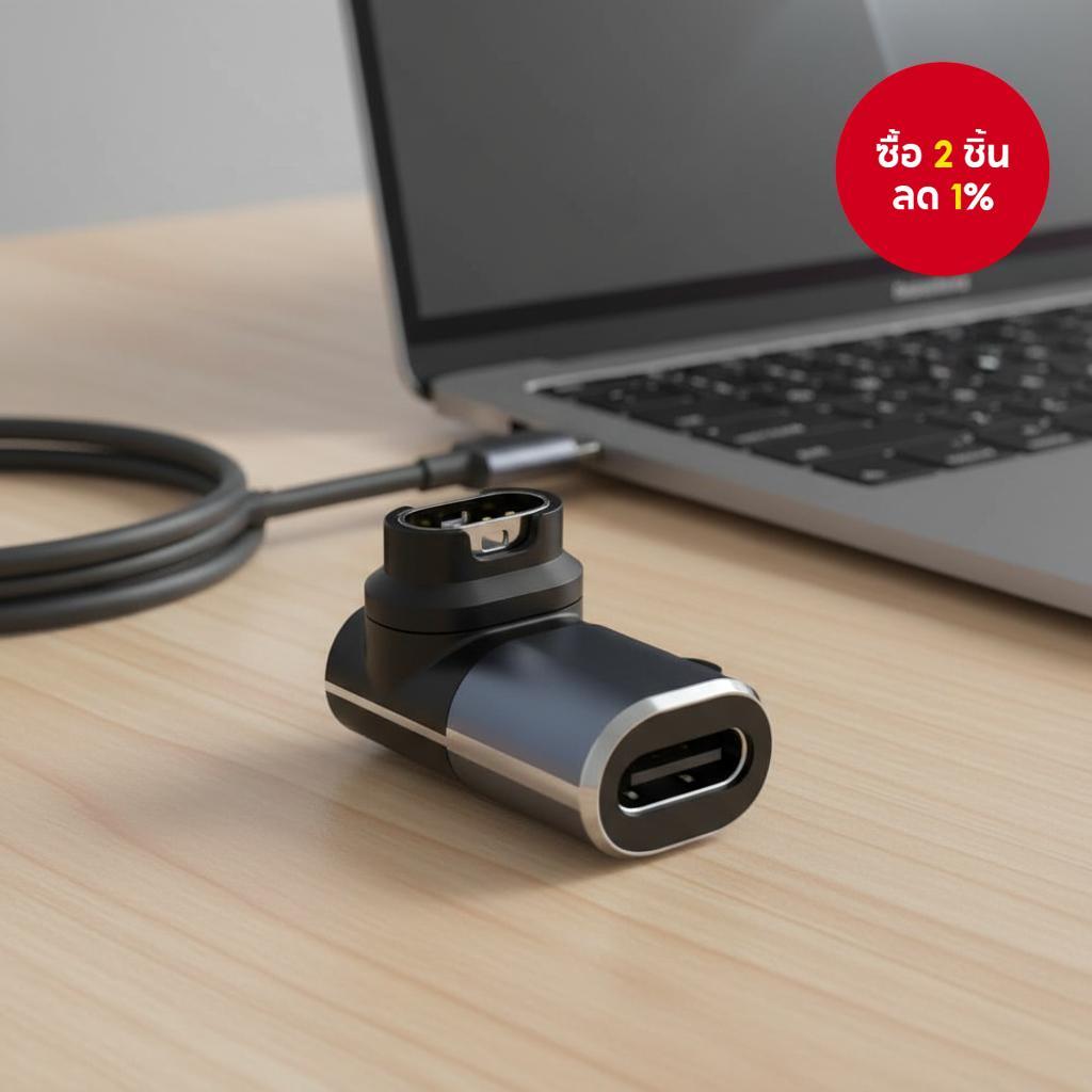 อะแดปเตอร์สายชาร์จ USB-C สําหรับ Garmin Fenix 8 7 7S 7X 6 6S 6X Forerunner 955 965 Quatix Smartwatch