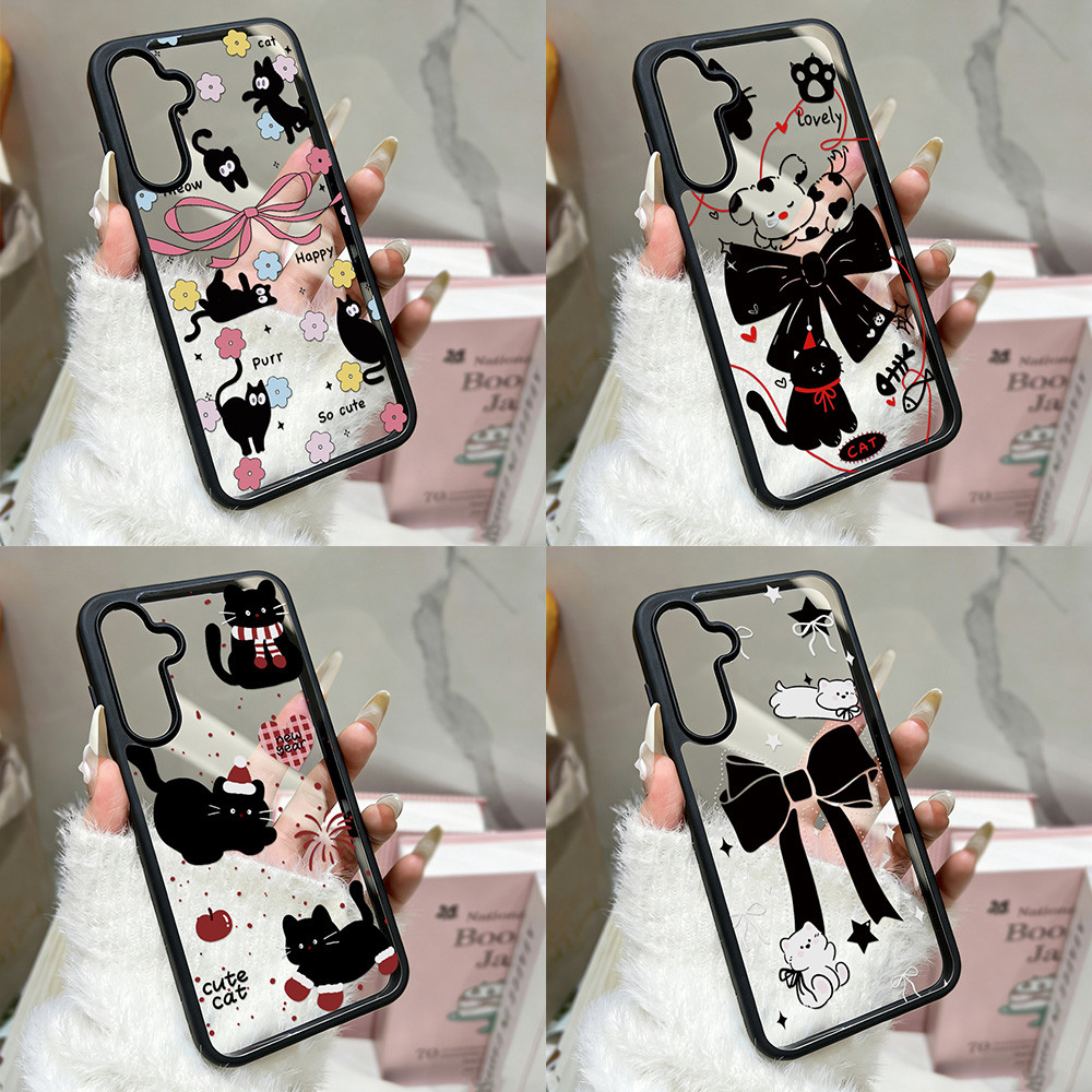 เคสแบบด้านสำหรับ Samsung Galaxy A56/A55/S25 Ultra/S24 Ultra/A05/A06/A07/A16/A17 ป้องกันการตกกระแทก ทำจาก TPU กันกระแทก