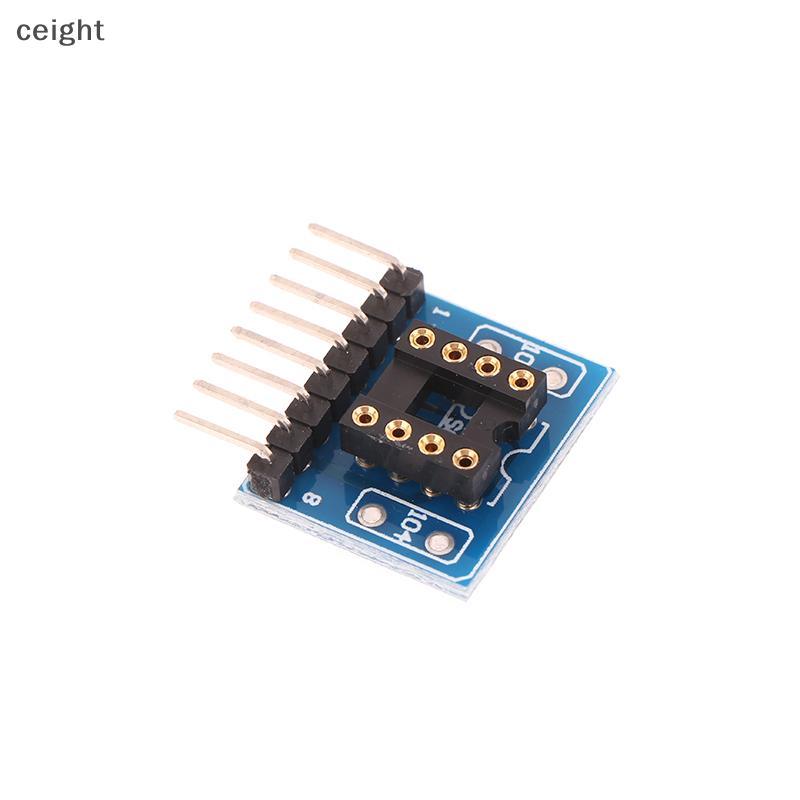 [ceight] Single-row ZIP SIP8 Paage แปลงเป็น Dual-row DIP8 Soet NJM5532 4558 4560 4580 4565 2114L HIF