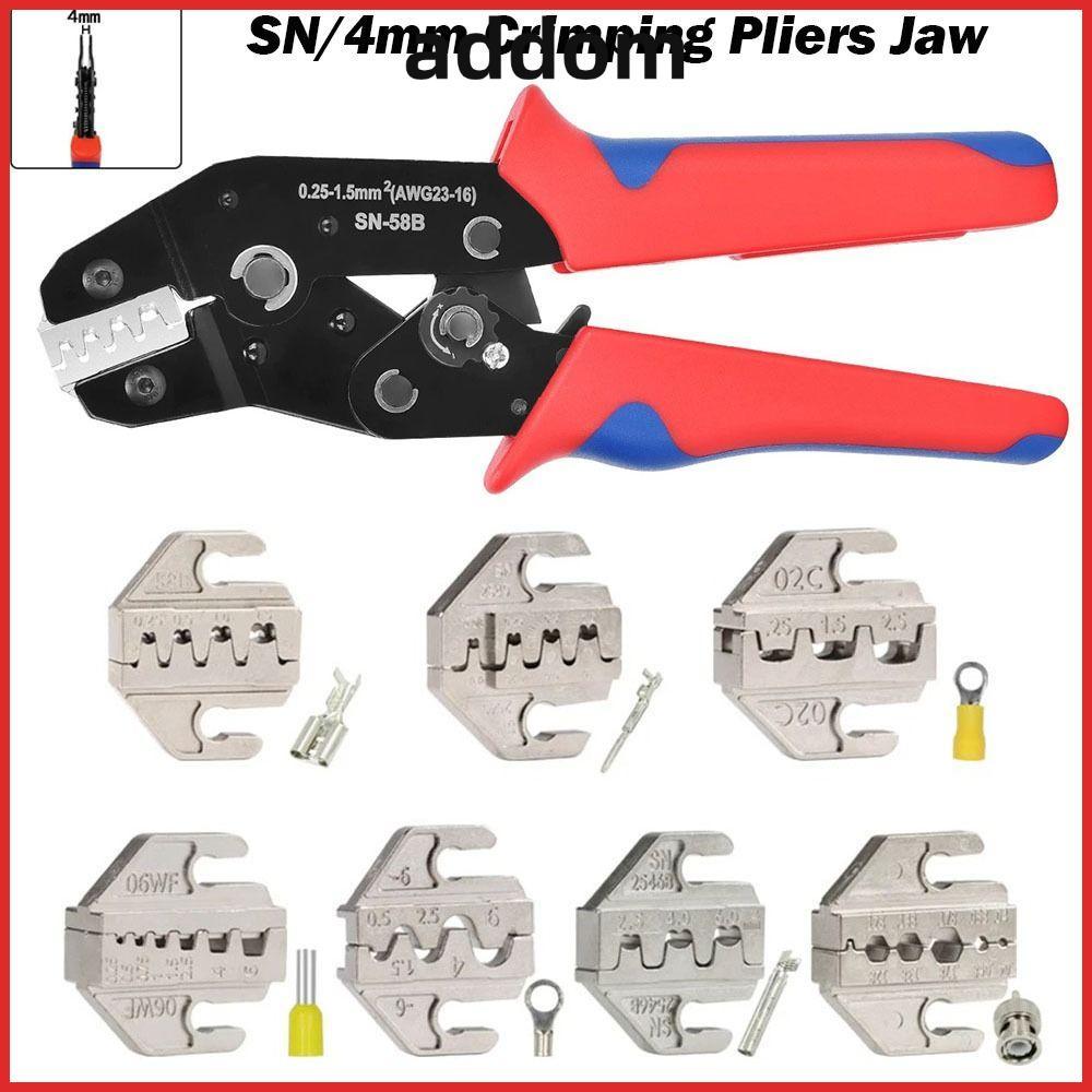 ADDOM SN CRIMPING คีม Jaw, 06WF 2549 03H Alloy CRIMPING คีมขากรรไกร,กว้าง 4 มม.48B 58B SN-2546B 02C 
