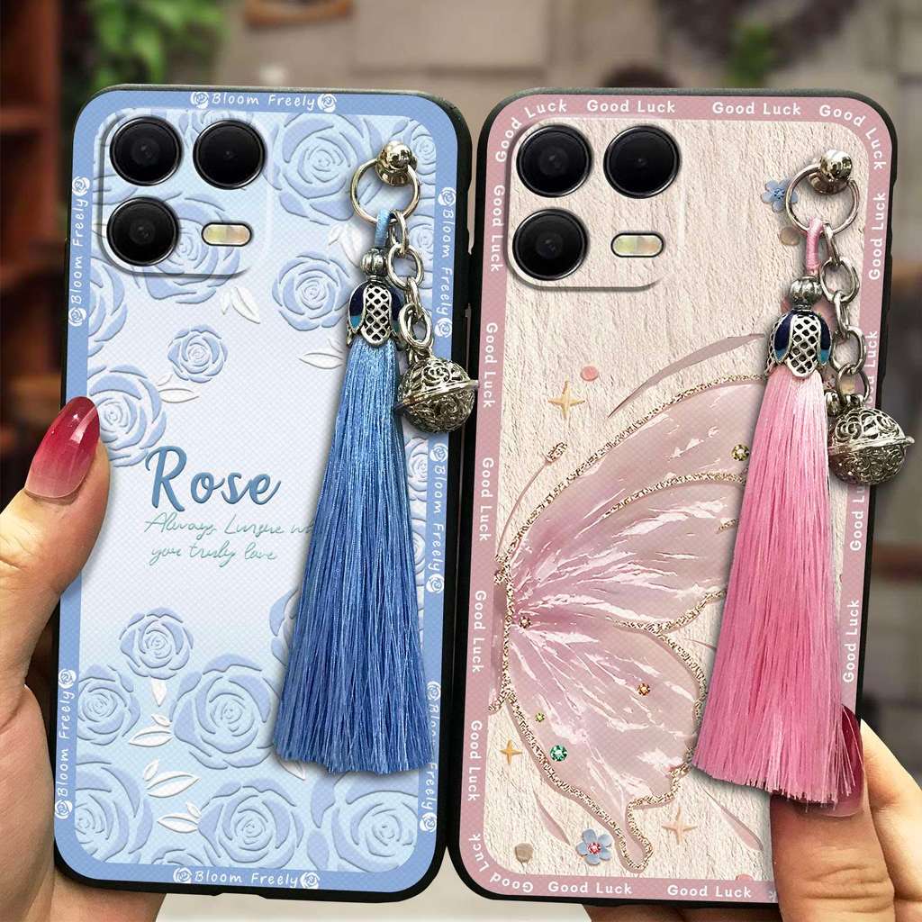 พู่ Bell เคสโทรศัพท์สําหรับ TCL T-Mobile Revvl8 Pro/T Phone3Pro ป้องกันฝุ่นป้องกันกระเป๋าโทรศัพท์น่า
