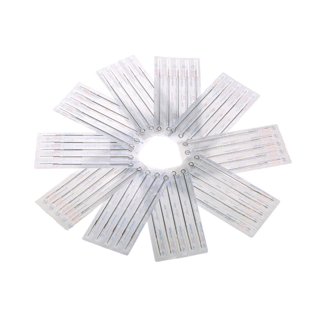 Shakebazaar Bestauty 50 ชิ้นผสมเข็มสักชุด 1RL 3RL 5RL 7RL 9RL สแตนเลสสตีลรอบ Liner Professional