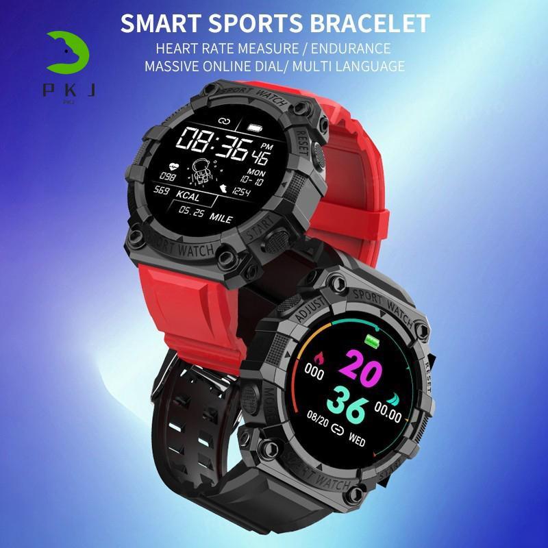 FD68S Professional กีฬาสมาร์ทนาฬิกา USB ชาร์จโดยตรง 1.44in รอบ Dial Heart Rate Sleep Monitor สําหรับ