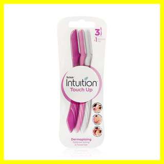 Schick Intuition Touch Up 29.8g ชิค มีดกันคิ้ว 3 ชิ้น.