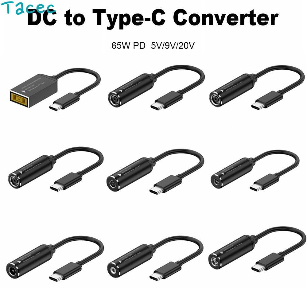 ANAMA Power Adapter Connector 5 V 9 V 12 V 5.5X2.5 7.4X5.0 4.5X3.0 มม.DC ถึง Type C สําหรับ //