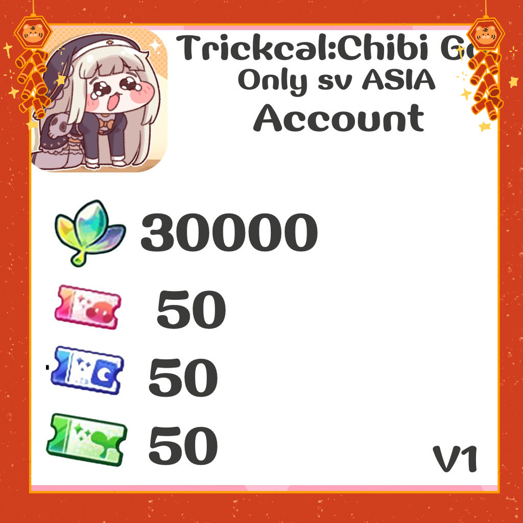 ไอดี trickcal:Chibi Go (ASIA) - การ์ดเกม เวอร์V1 พร้อม  Delivery📦 🎉🌈พร้อมส่งจากไทย
