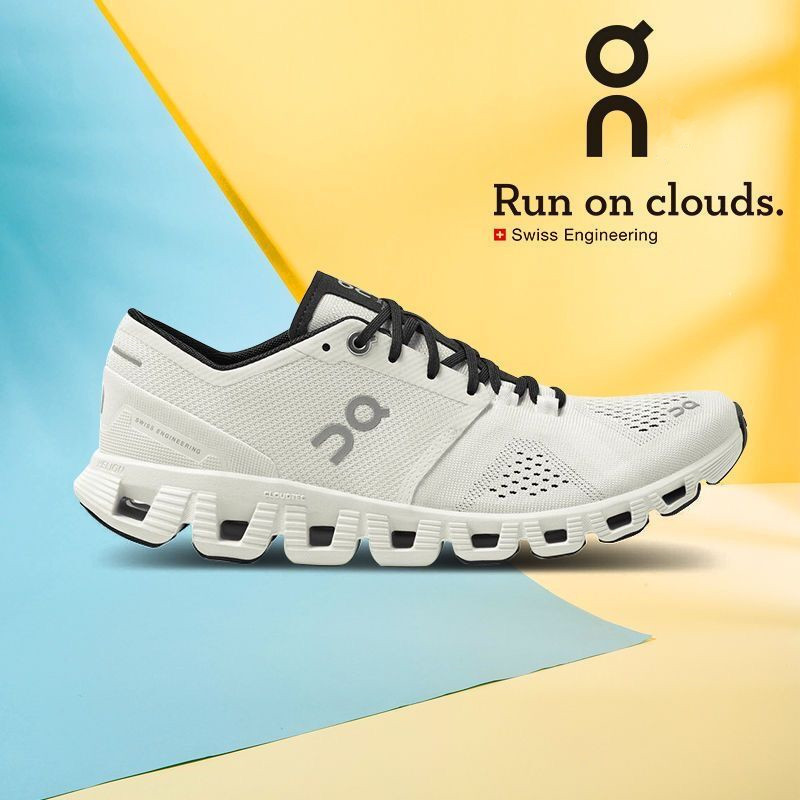 On Cloud X 1 รองเท้าวิ่งดูดซับแรงกระแทกระบายอากาศน้ําหนักเบาและรองเท้าผ้าใบ Q210